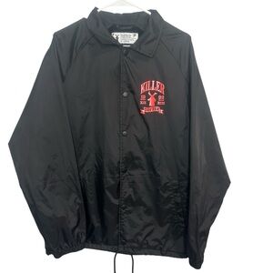 Dutch Bros Men’s XS VINTAGE “Killer Coffee” Black Button Down Jacket RAR…